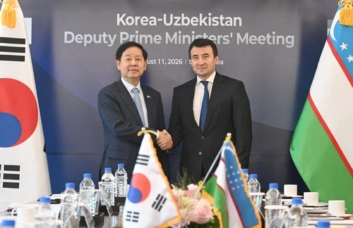 S. Korea, Uzbekistan discuss ties in trade, supply chains, EDCF projects