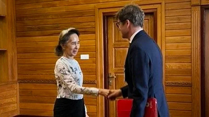 Deposed Aung San Suu Kyi shown in proof of life photo