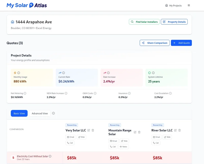 My Solar Atlas Earns a 40.77 Proof of Usefulness Score by Building an Objective Solar Quote Comparison Tool