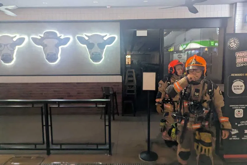 Over 100 people evacuated after fire breaks out at Junction 8 restaurant; 1 taken to hospital