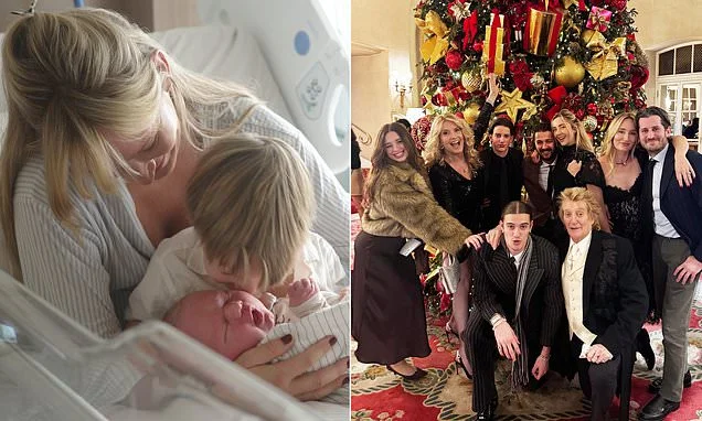 Rod Stewart, 81, becomes a grandfather for the sixth time as his daughter Ruby, 39, announces she's welcomed her second child with fiancé Jake Kalick