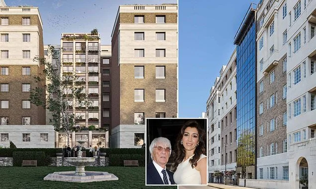 Revealed: The stunning London home ex-Formula One tycoon Bernie Ecclestone is selling for £50million