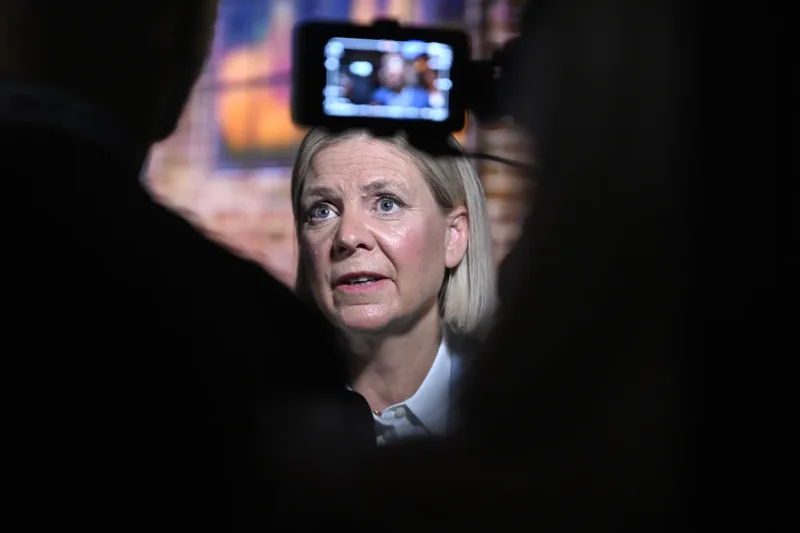 Swedish PM rivals clash over household finances in election debate