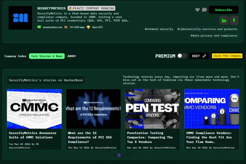 Meet SecurityMetrics: HackerNoon Company of the Week