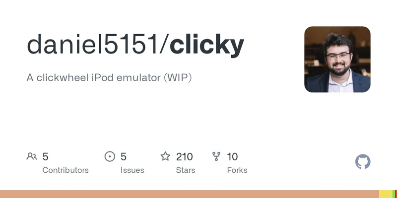 clicky: A clickwheel iPod emulator