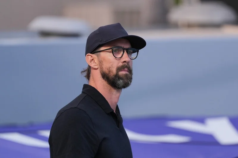 Michael Phelps returns poolside with his sons as 8-year-old Beckett eyes swimming