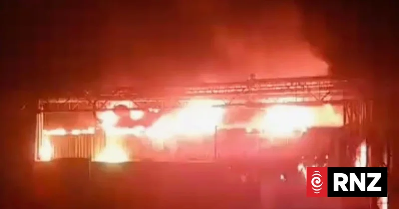 WorkSafe notified about Gloriavale boiler shed fire