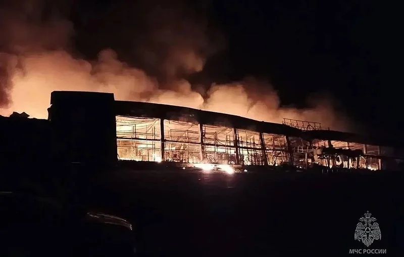 What is known about fire that raged for 19 hours at DPR home goods shopping center