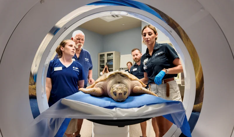 IN PICTURES: Rhossi the sea turtle undergoes CT scan, and more from around the world
