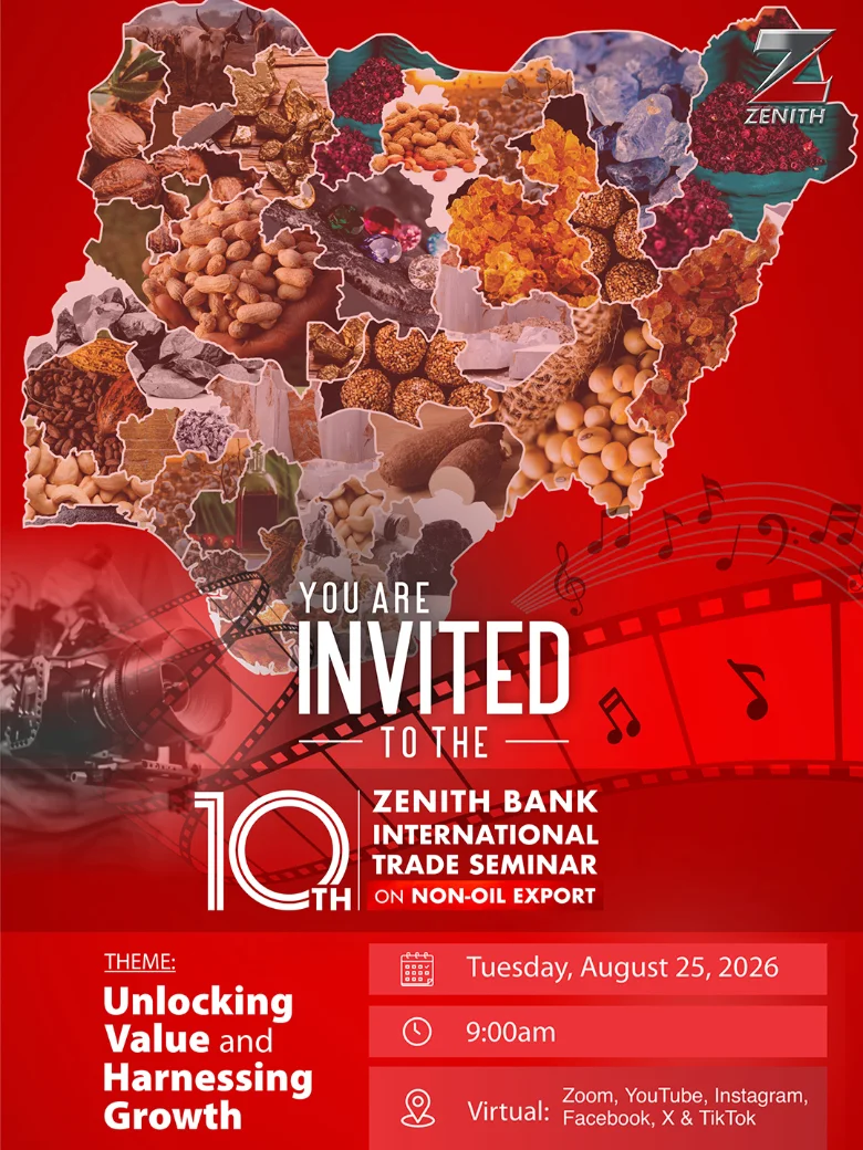 Zenith Bank to Host 10th International Trade Seminar on Non-Oil Export