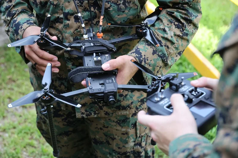 U.S. Marines Practice Launching Kamikaze Attack Drones In South Korea