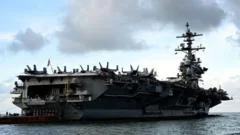 US aircraft carrier on way to relieve USS Lincoln after issues reported on board