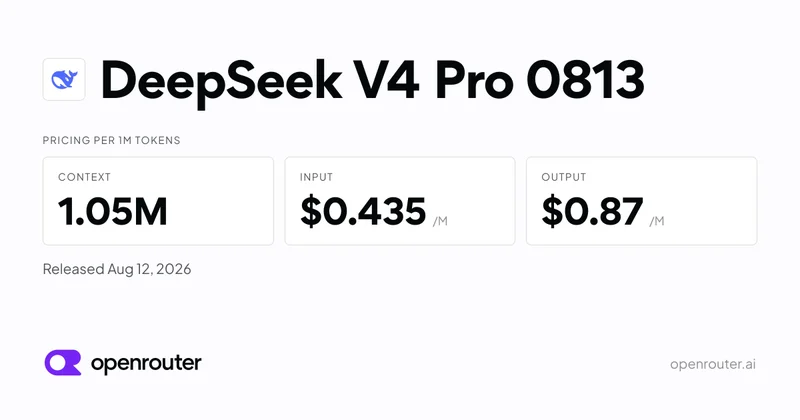DeepSeek V4 Pro 0813