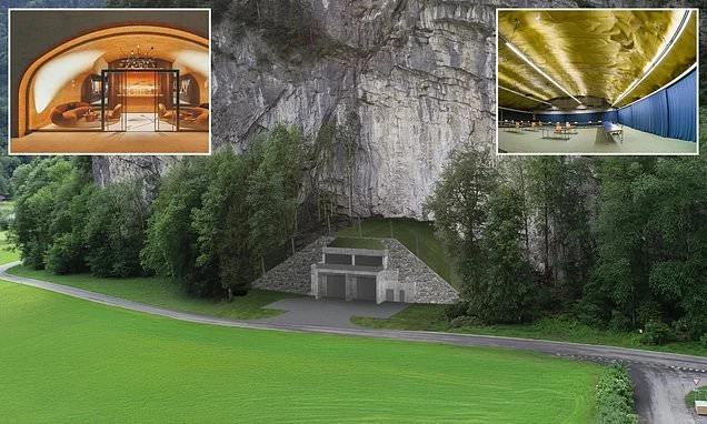 The giant bunkers being built for the super-rich 100 metres beneath Swiss mountain where elite clients are guarded round the clock