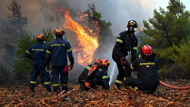 2 firefighting helicopters collide midair near Athens as Europe's wildfire emergency rages
