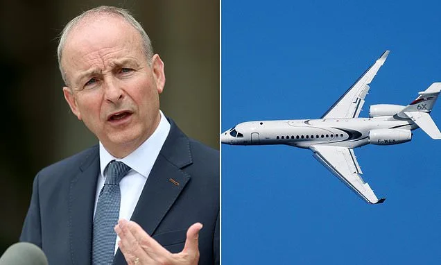 Irish leader's jet 'can't land in fog after he had its navigation system removed... because it was made in Israel'