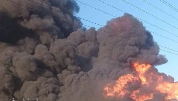 Russian military base in Crimea catches fire, Sevastopol attacked by drones