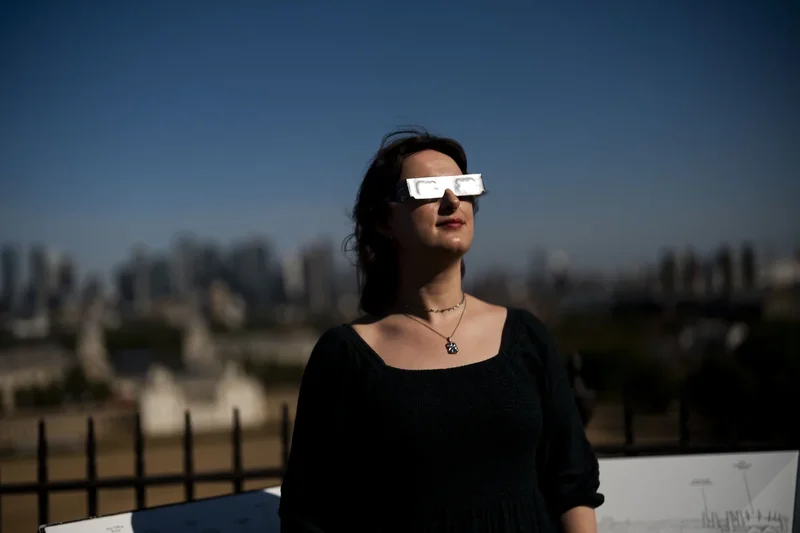 Specialist glasses sell out as Britons prepare for best solar eclipse in decades