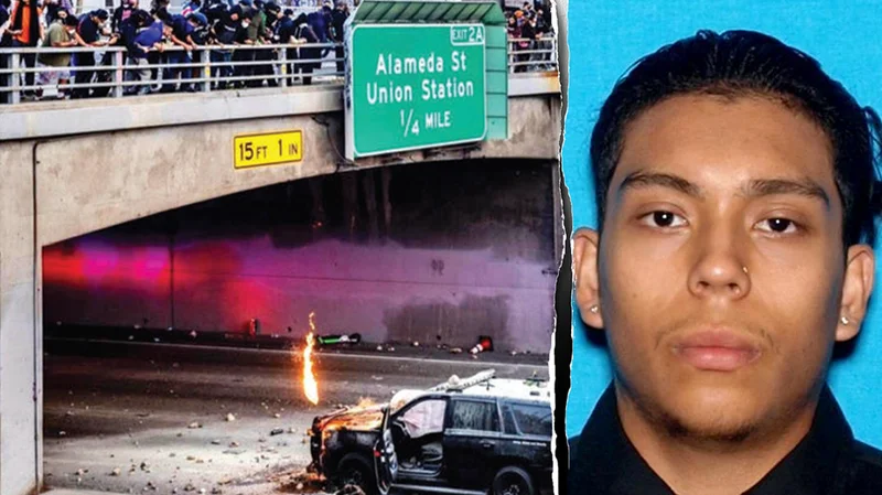 Illegal immigrant who helped torch CHP cruiser during LA anti-ICE riot learns his fate