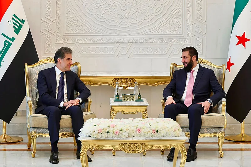Barzani meets Syrian President amid YPG's integration
