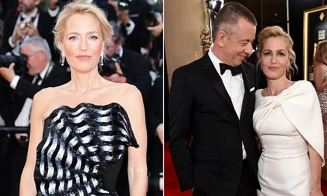 Gillian Anderson details 'secretive' teen relationship with 'an older girl at school' and calls The Crown creator boyfriend Peter Morgan her 'life partner' in rare insight into relationship