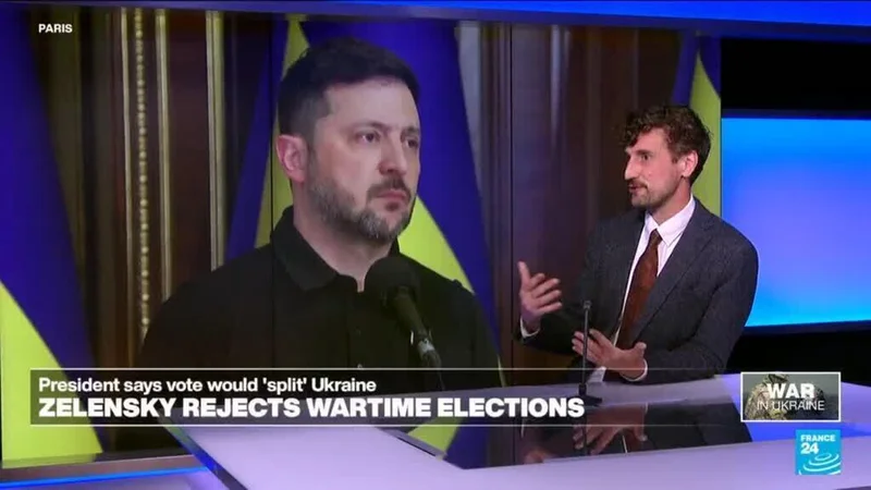 Zelensky rejects rival's call for elections, says would be 'huge risk' for Ukraine