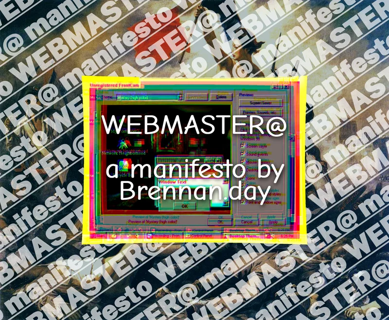 Webmaster a Manifesto for Everyone