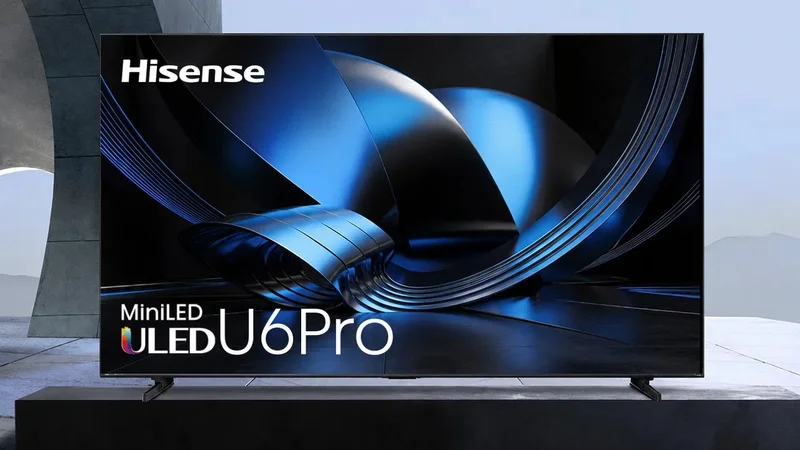 The New 2026 Hisense U6 Pro TV Delivers Premium Tech and the Latest Gaming Features at a Budget Price