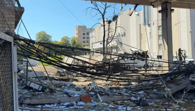 Publishing house office damaged in Kyiv as a result of nighttime attack