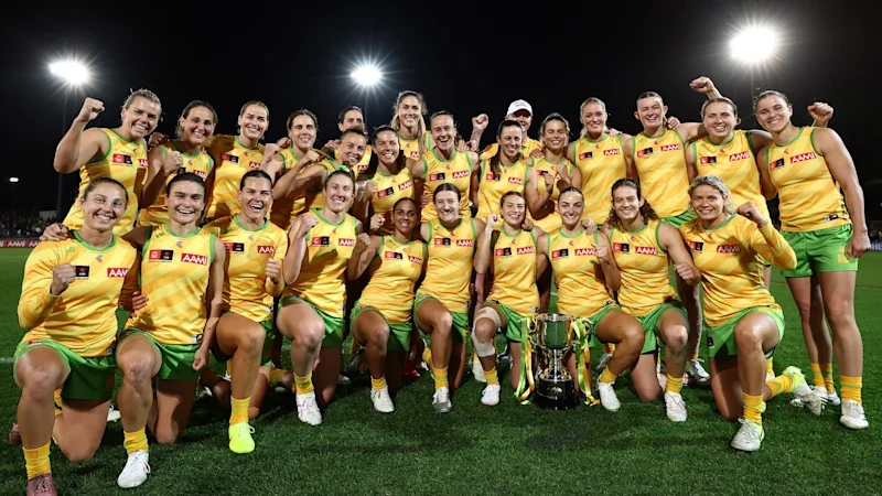 The moment Daisy Pearce broke the ice inside the Australian camp