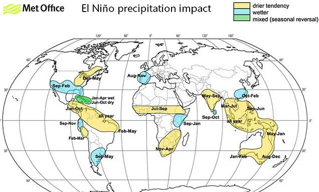 Why Super El Niño will wreak havoc on Britain this winter: Scientists reveal how the climate event in the Pacific will spark cold and stormy weather in the UK