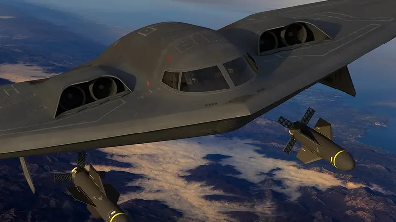 Unknown military aircraft caught on video near Wichita, Kansas base sparks B-21 Raider speculation