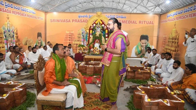 Srisailam and Vijayawada temples hold rain rituals; why not TTD, asks Karunakar Reddy