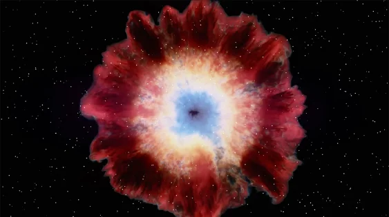 A Dazzling Image of a Dying Star, Featuring the Great Recycling System of the Cosmos