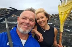 Wildfire-hit residents remove Greenpeace mural of Burnham from scorched mountain