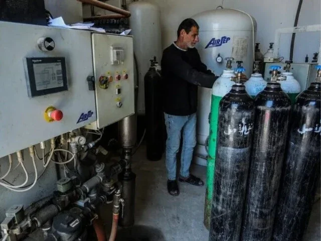 22 oxygen stations out of service in Gaza amid Israeli blockade: Health Ministry