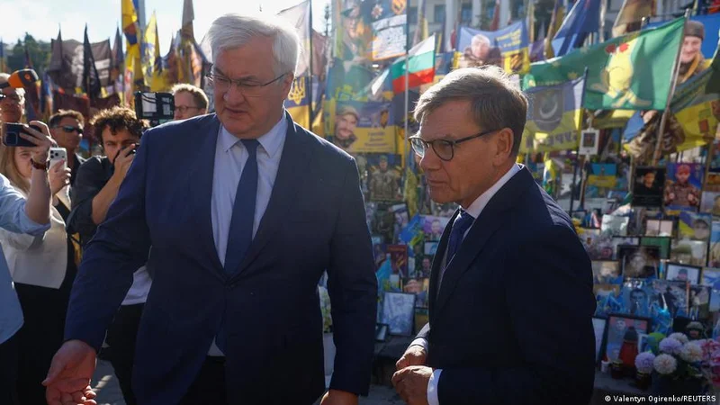 Germany's Foreign Minister Johann Wadephul visits Kyiv as Russia steps up attacks