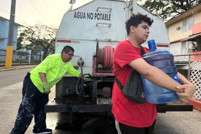 More than 100 days without water: The crisis hitting thousands in Puerto Rico, on top of the blackouts
