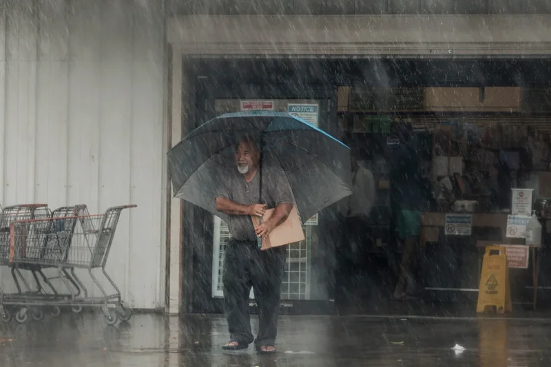 Lala is again a tropical storm, sending drenching rain and winds across the Hawaiian islands