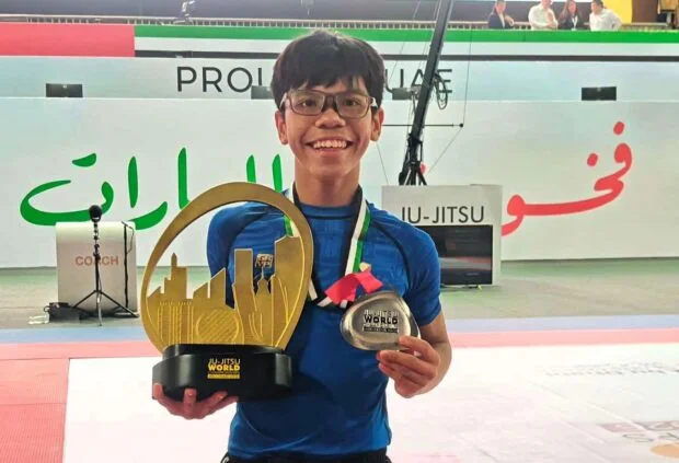 Cebu's Benavides bags silver in Jiu-Jitsu World Youth Championships