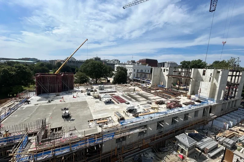 Trump gloats over ballroom construction with new photo after Supreme Court allows him to keep building – for now