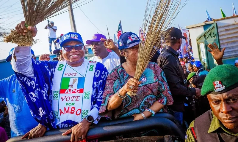 Akpabio, Uzodimma, Aiyedatiwa, others arrive Osun for APC mega rally