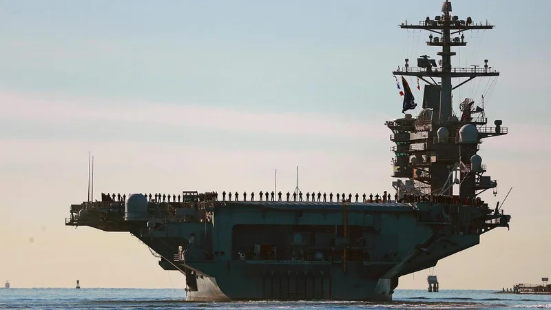 New aircraft carrier heads toward West Asia after reports of issues on long-deployed USS Lincoln