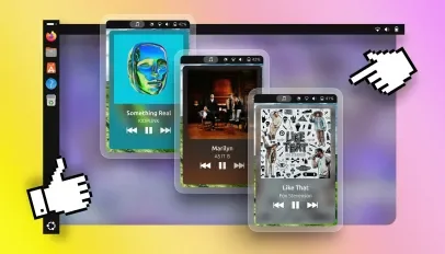 Dropbeat is yet-another slick music controller for GNOME Shell