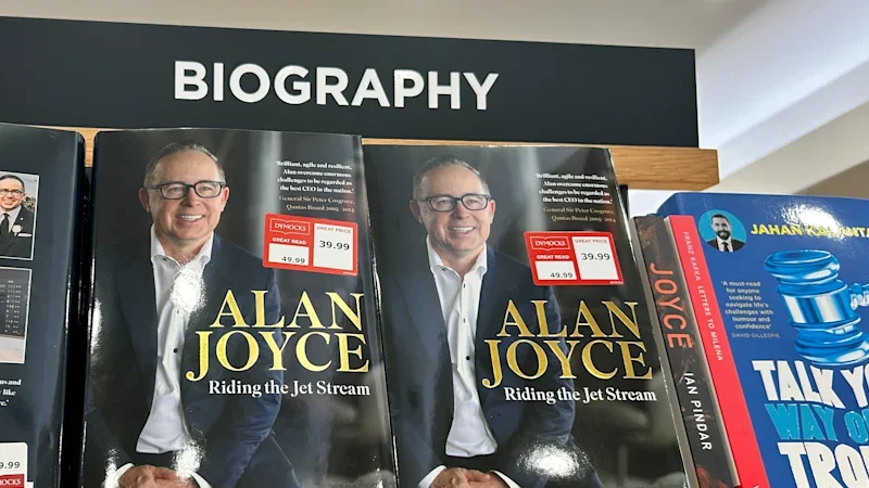 Bookshops begin discounting Alan Joyce’s memoir as it drops from Amazon lists