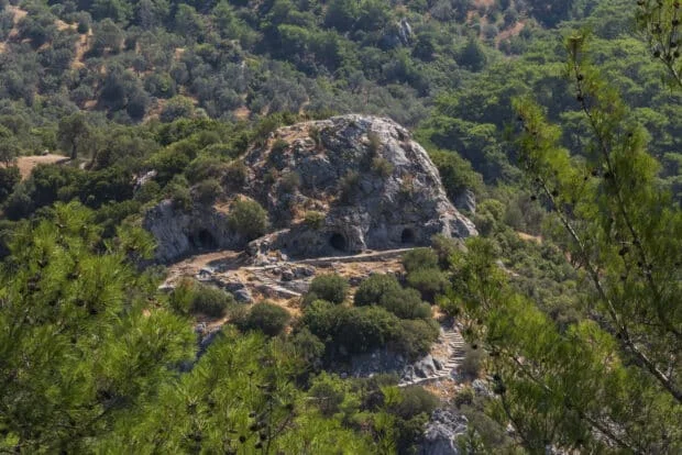 Is this cave in Turkey where Homer wrote 'The Odyssey'?