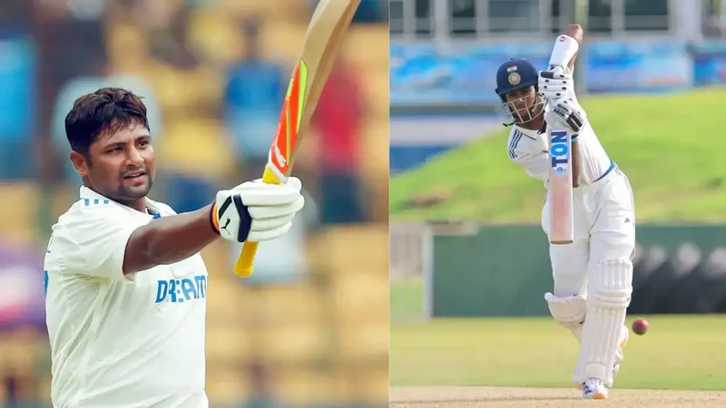 Sarfaraz Khan in contention to replace Sai Sudharsan for Sri Lanka Tests