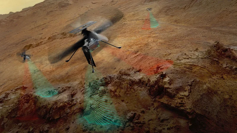 NASA’s SkyFall Helicopters at Work (Artist’s Concept)