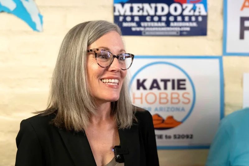 Arizona’s Democrat governor picks former Republican as running mate