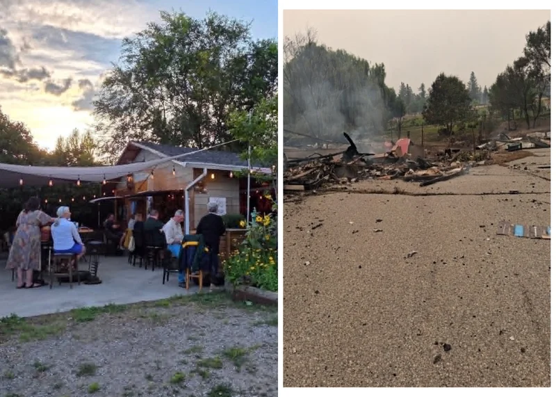 Before and after photos show home, music venue lost to B.C. wildfire